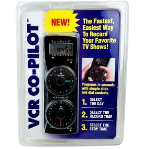 VCR Co-Pilot Programming Remote Fast Easy Works On All VCRs Program Timer Record